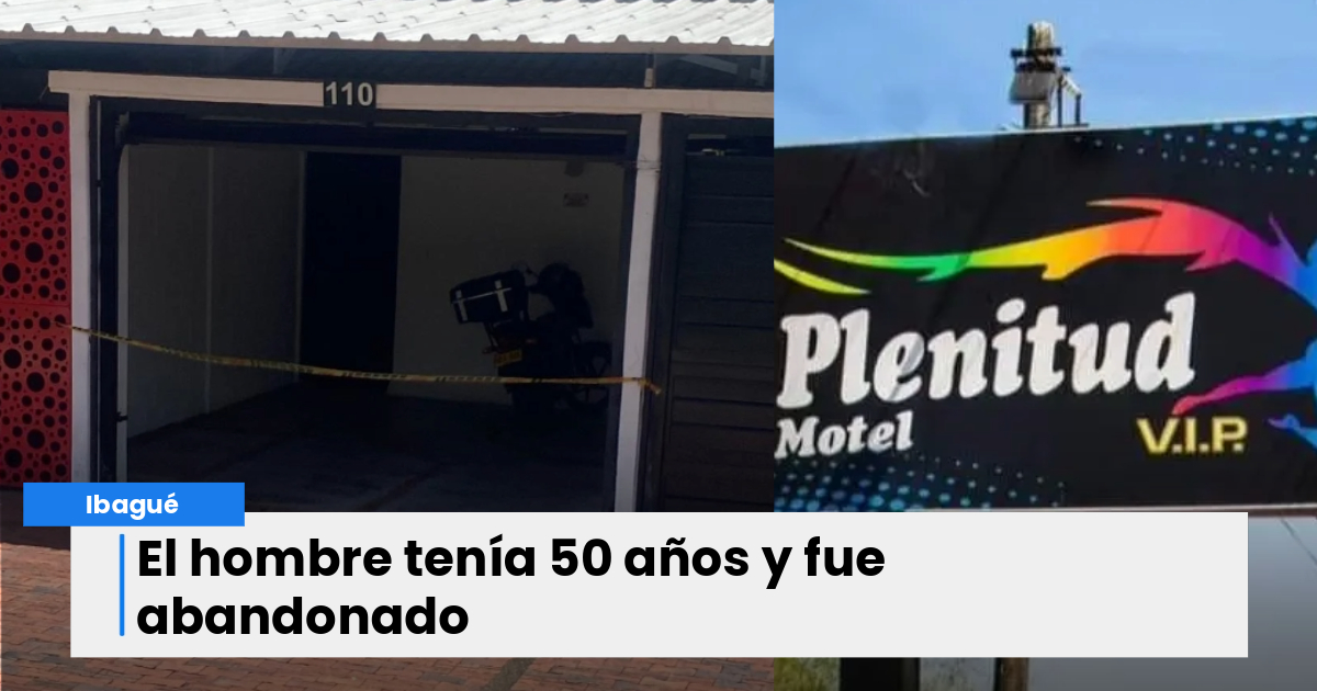 Revelan La Identidad Del Hombre Que Muri En Motel De Ibagu